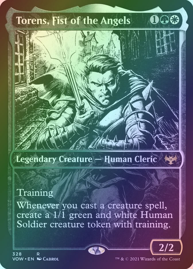 Torens, Fist of the Angels (VOW) (328) / Showcase / Foil
