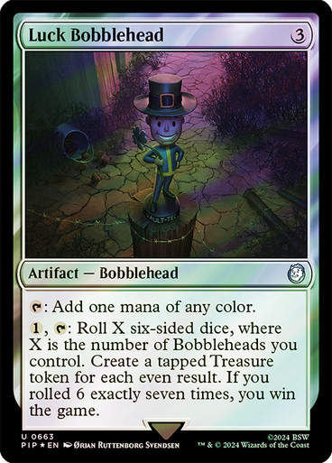 Luck Bobblehead (pip) (663) / Surge Foil