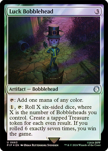 Luck Bobblehead (pip) (663) / Surge Foil