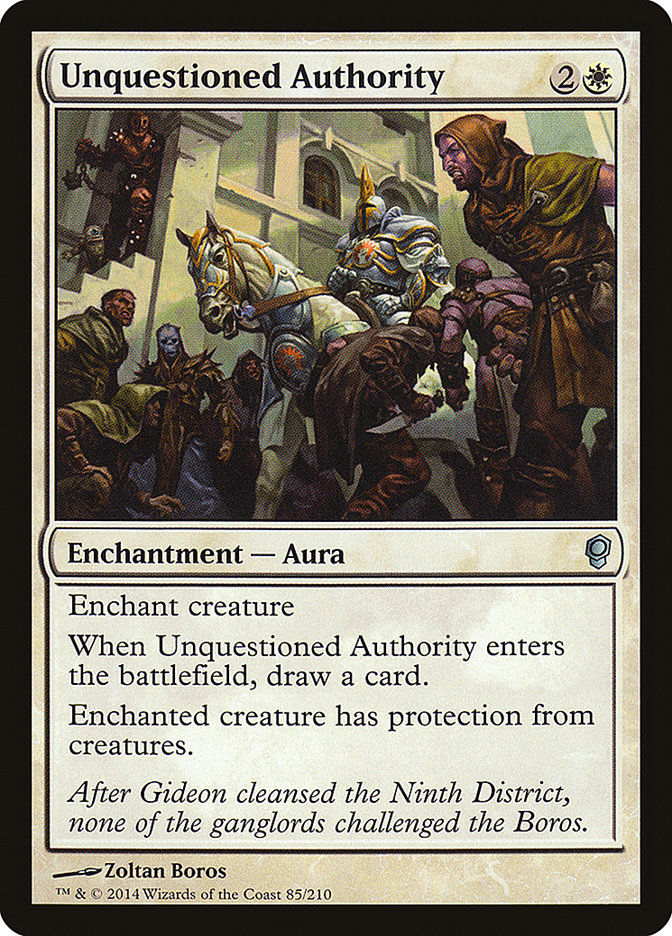 Unquestioned Authority (cns)
