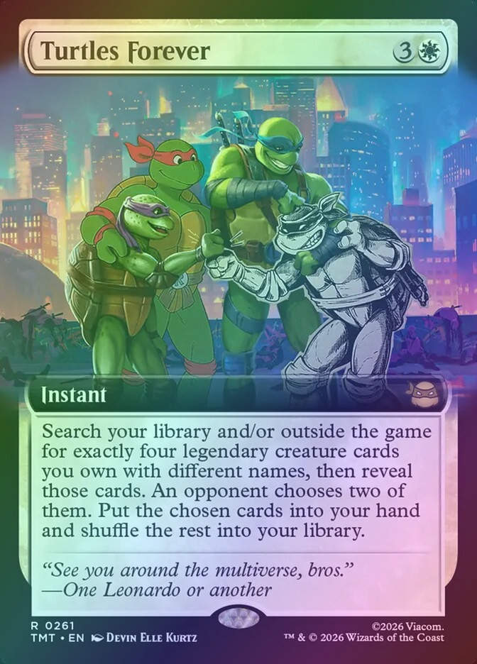 Turtles Forever (TMT) (261) / Extended Art / Foil
