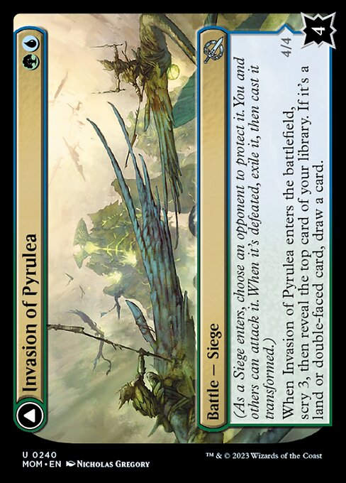 Invasion of Pyrulea // Gargantuan Slabhorn (mom)