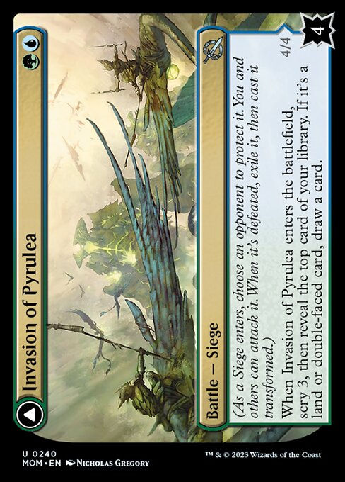 Invasion of Pyrulea // Gargantuan Slabhorn (mom) — cara 1 de 2