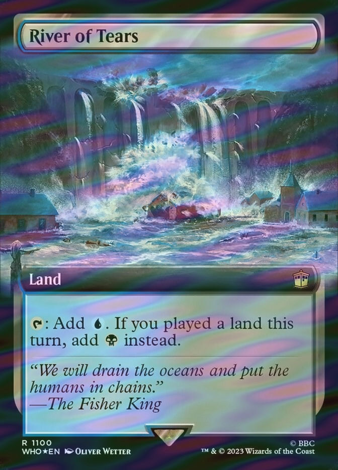 River of Tears (WHO) (1100) / Extended Art / Surge Foil