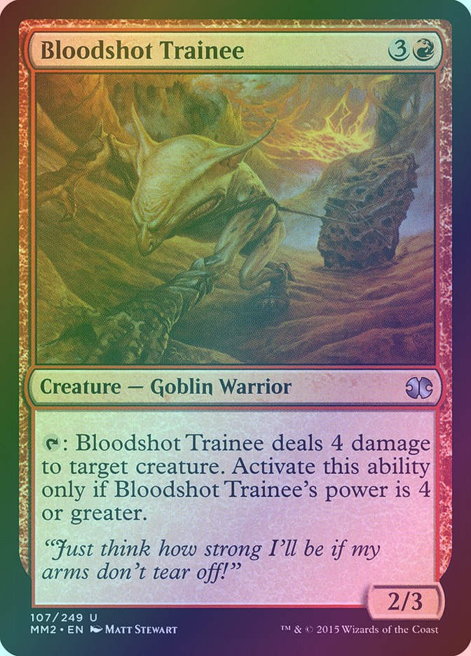 Bloodshot Trainee (MM2) (107) / Foil