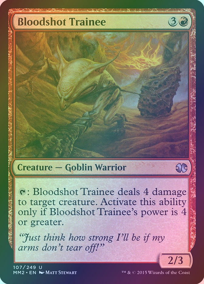 Bloodshot Trainee (MM2) (107) / Foil