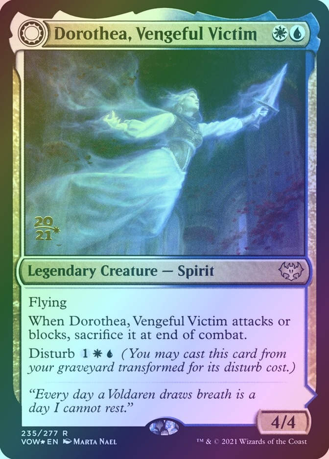 Dorothea, Vengeful Victim // Dorothea's Retribution (PVOW) (235s) / Foil