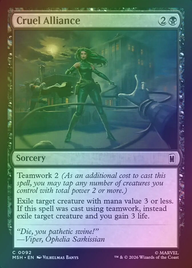 Cruel Alliance (MSH) (92) / Foil