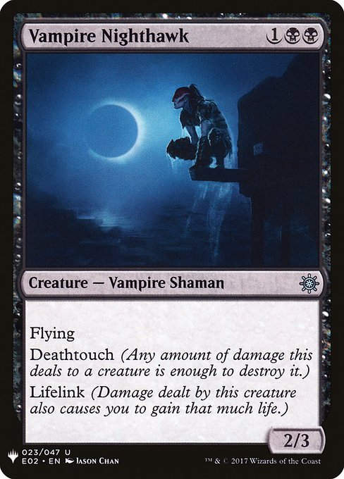 Vampire Nighthawk (PLST) (E02-23)