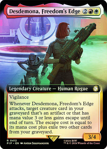 Desdemona, Freedom's Edge (pip) (412) / Extended Art Foil