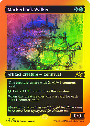 Marketback Walker (DFT) (498)  / First Place Foil