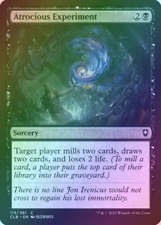 Atrocious Experiment (CLB) (115) / Foil