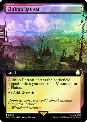 Clifftop Retreat (pip) (491) / Extended Art Foil
