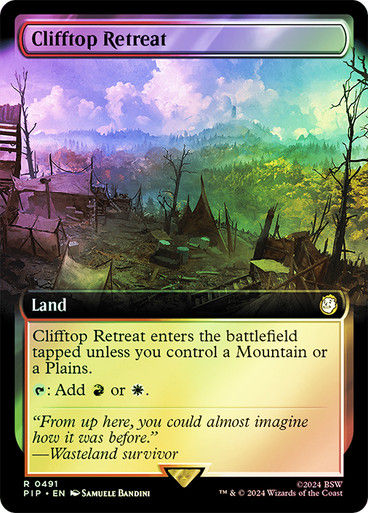 Clifftop Retreat (pip) (491) / Extended Art Foil