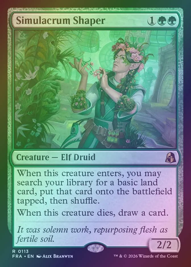 Simulacrum Shaper (FRA) (113) / Foil