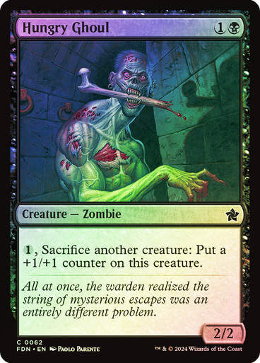 Hungry Ghoul (FDN) (62) / Foil