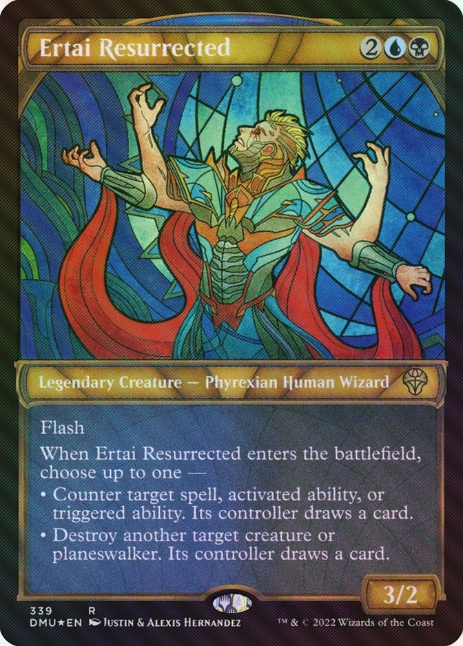 Ertai Resurrected (DMU) (339) / Showcase / Textured Foil