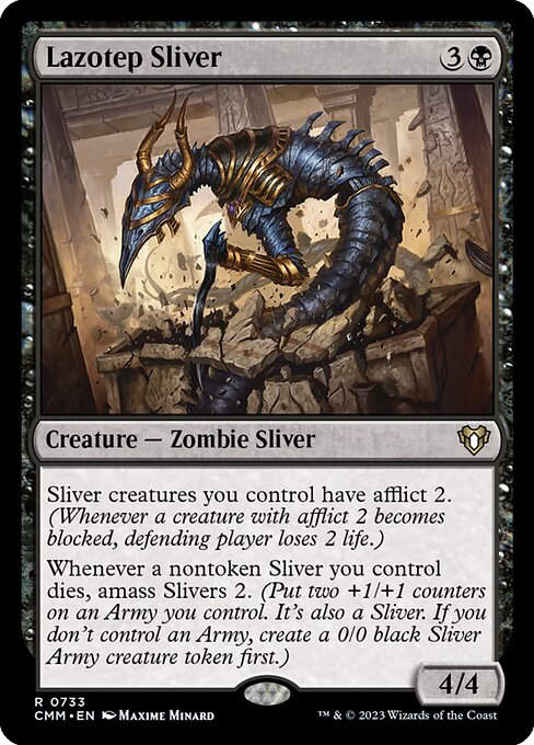 Lazotep Sliver (cmm) (Commander Deck)