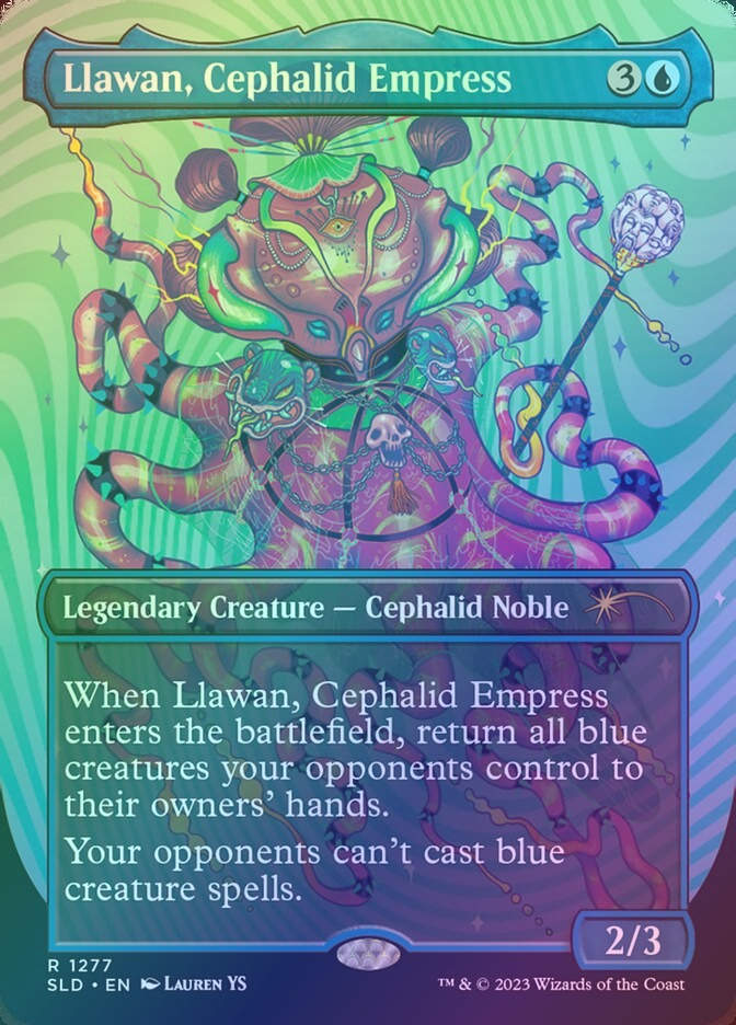Llawan, Cephalid Empress (SLD) (1277) / Borderless / Foil