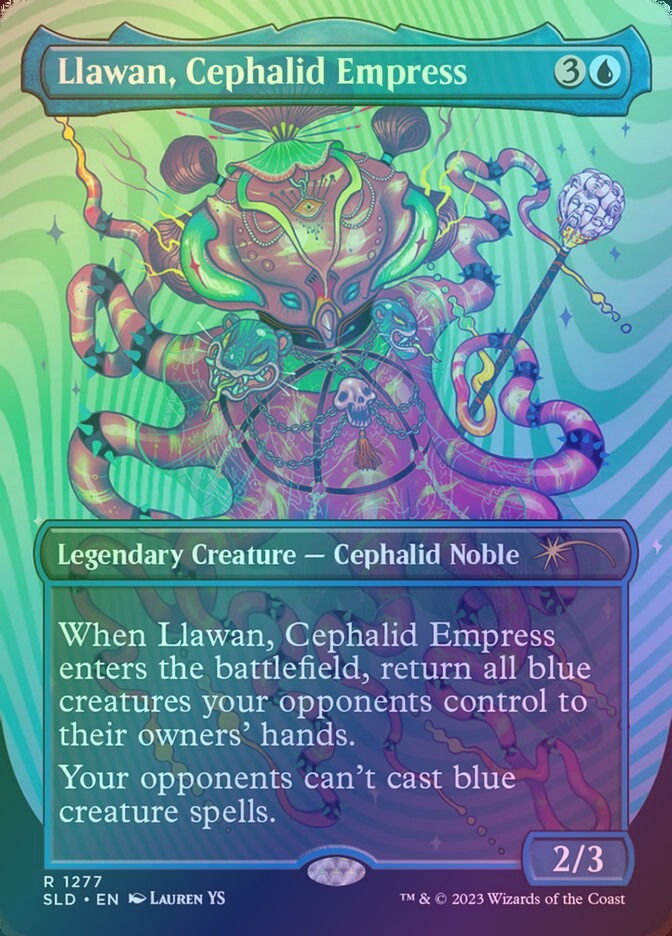 Llawan, Cephalid Empress (SLD) (1277) / Borderless / Foil