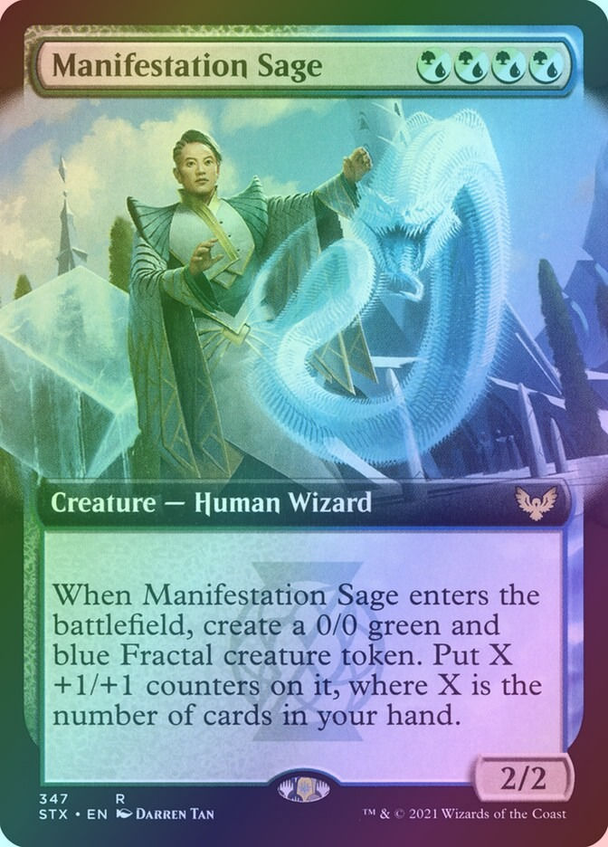 Manifestation Sage (STX) (347) / Extended Art / Foil
