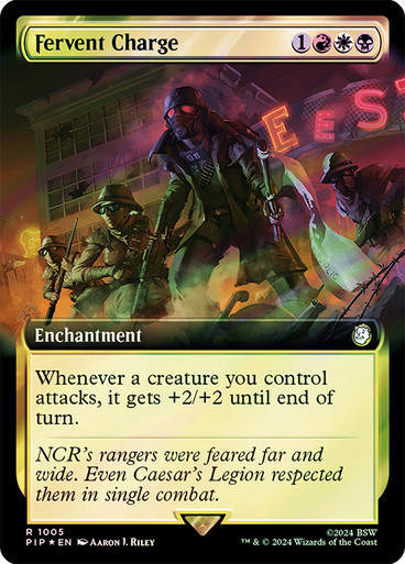 Fervent Charge (pip) (1005) / Extended Surge Foil