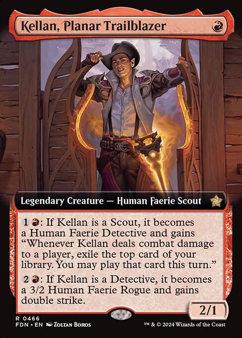 Kellan, Planar Trailblazer (FDN) (466) / Extended Art