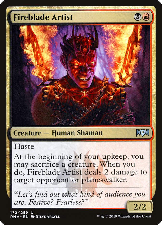Fireblade Artist (RNA) (172)