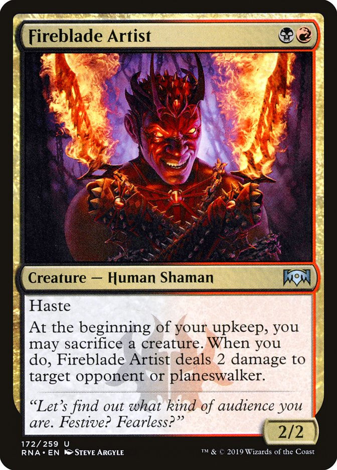 Fireblade Artist (RNA) (172)