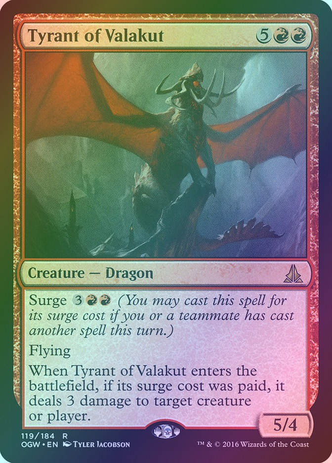 Tyrant of Valakut (OGW) (119) / Foil