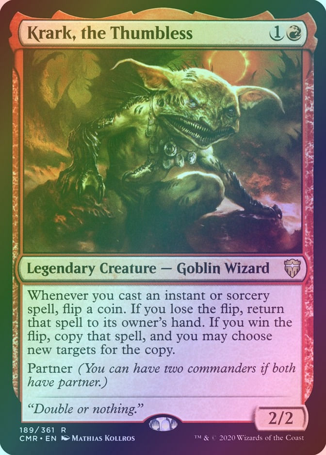 Krark, the Thumbless (CMR) (189) / Foil