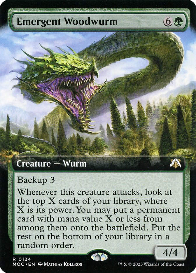 Emergent Woodwurm (MOC) (124) / Extended Art