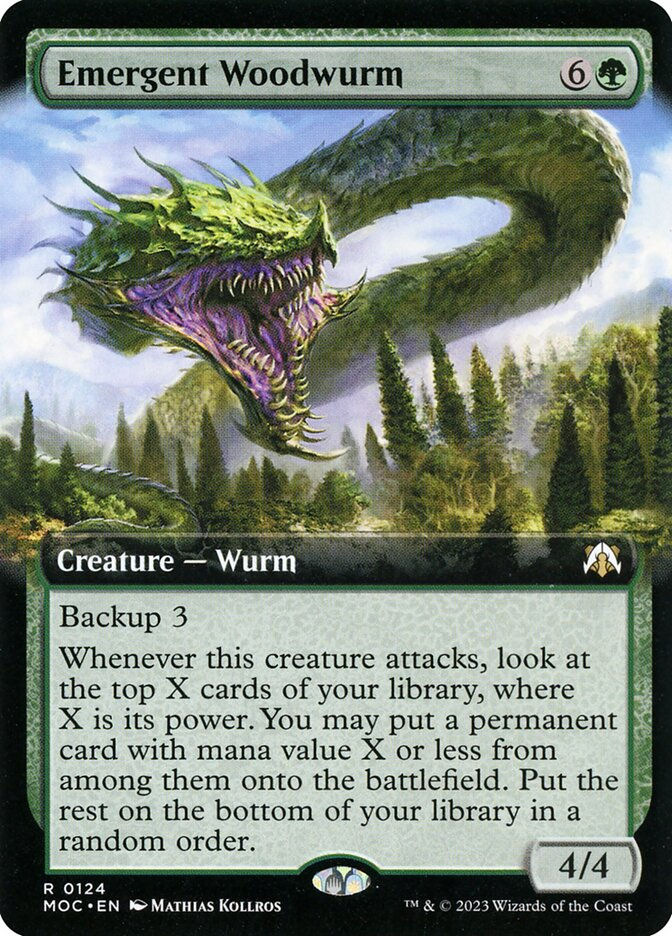 Emergent Woodwurm (MOC) (124) / Extended Art