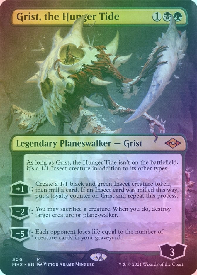 Grist, the Hunger Tide (MH2) (306) / Borderless / Foil