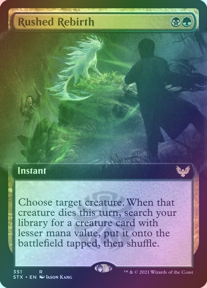 Rushed Rebirth (STX) (351) / Extended Art / Foil