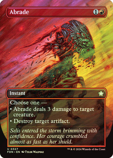 Abrade (FDN) (327) / Foil / Borderless