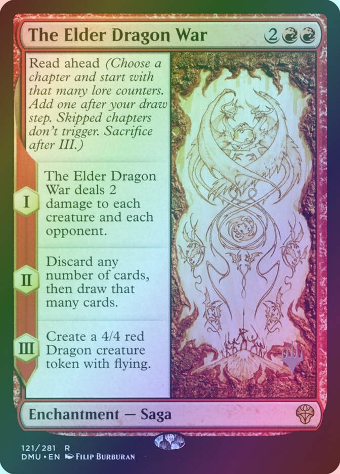 The Elder Dragon War (PDMU) (121p) / Foil
