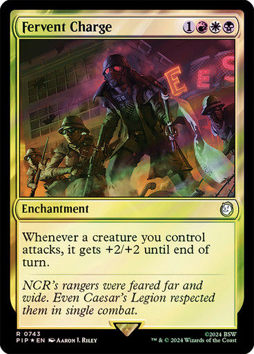 Fervent Charge (pip) (743) / Surge Foil