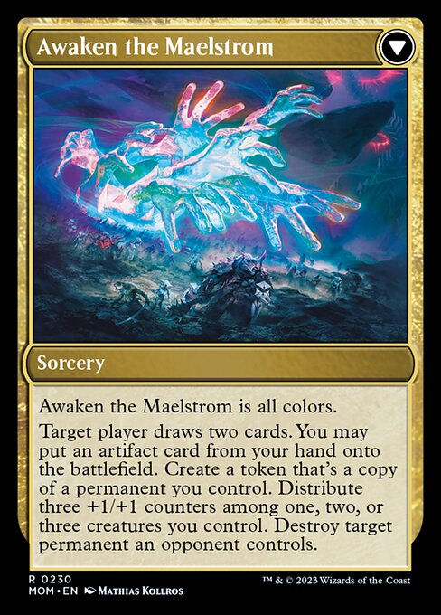 Invasion of Alara // Awaken the Maelstrom (mom) — cara 2 de 2