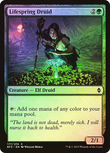Lifespring Druid (BFZ) (177) / Foil