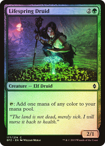 Lifespring Druid (BFZ) (177) / Foil