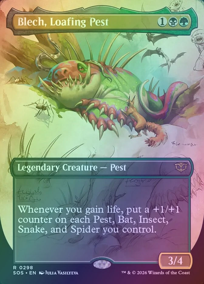 Blech, Loafing Pest (SOS) (298) / Borderless / Showcase / Foil