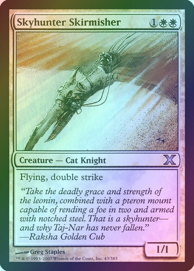 Skyhunter Skirmisher (10E) (43★) / Foil