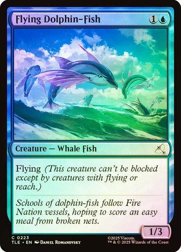 Flying Dolphin-Fish (TLE) (223) / Foil