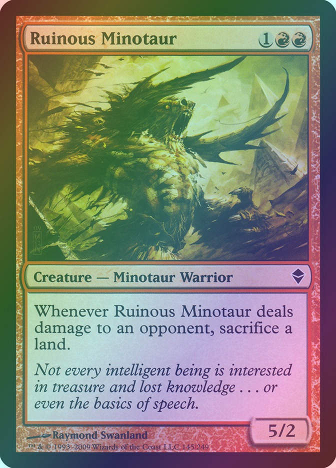 Ruinous Minotaur (ZEN) (145) / Foil