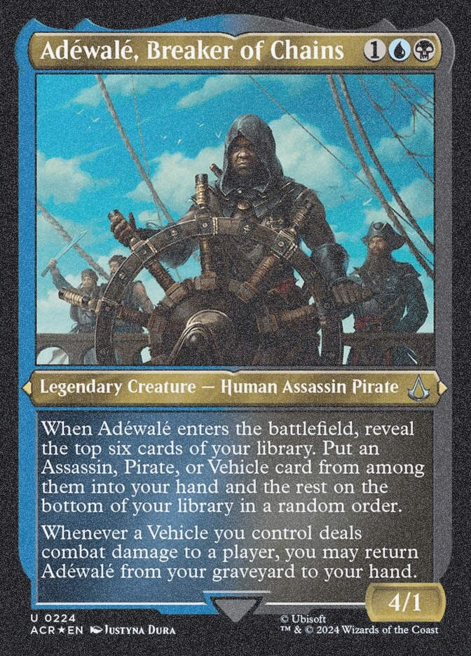 Adéwalé, Breaker of Chains (ACR) (224) / Foil Etched