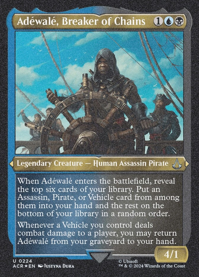 Adéwalé, Breaker of Chains (ACR) (224) / Foil Etched