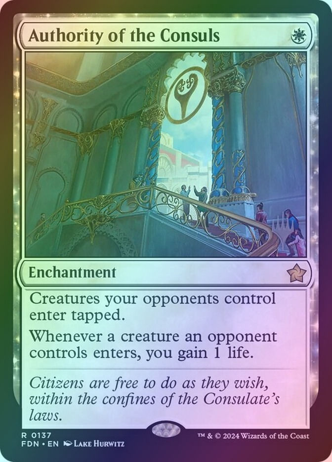 Authority of the Consuls (PFDN) (137p) / Foil