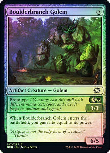Boulderbranch Golem (BRO) / Foil