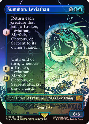 Summon: Leviathan (FIN) (361) / Borderless / Foil